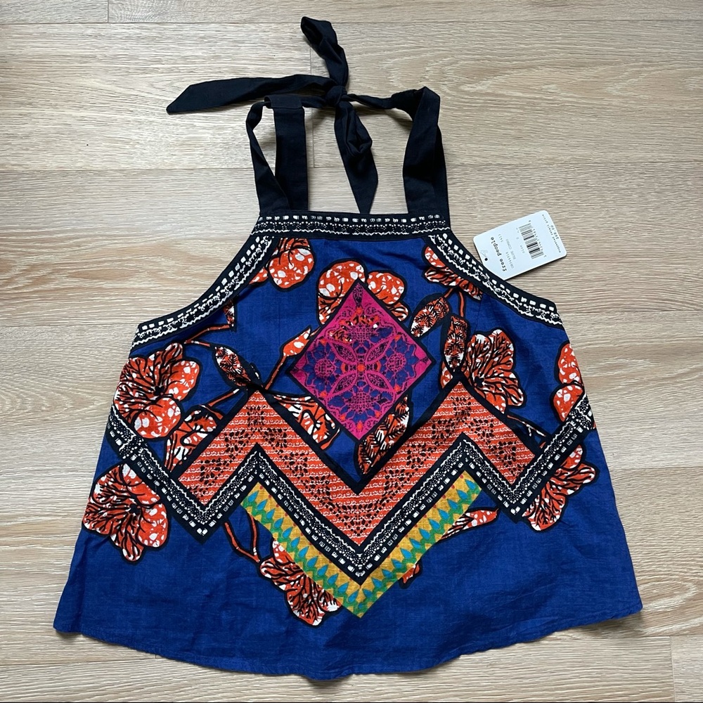 Free People Cool Cabana Embroidered Top